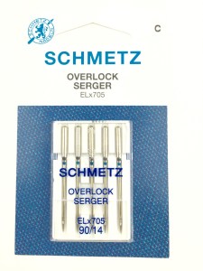 Schmetz-Overlock-Nadel-EL-705-Staerke-90-Flachkolben